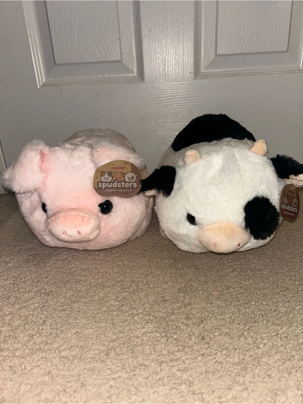 Aurora Spudsters 10" Tutie Cow & Cutie Pig